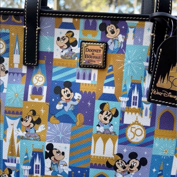 Nwt Dooney and Bourke Walt Disney world resort 50th anniversary tote - Picture 8 of 8